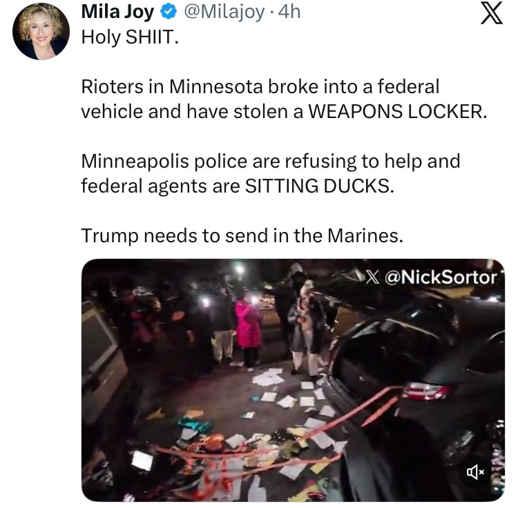 IT IS NOW NIGHT TIME FULL BLOWN RIOTING IN MINNESOTA!
They Forced ICE To Abandon Their Vehicles Then...