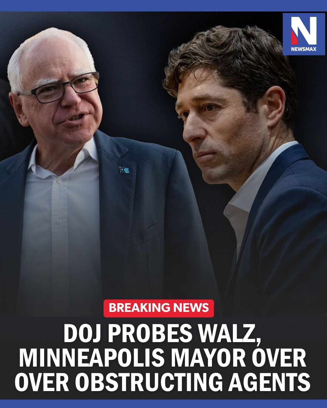 BREAKING NEWS: Minnesota’s top Democrat leaders are under federal scrutiny after the Justice Departm...