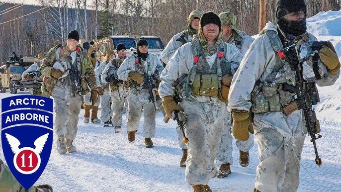 The U.S. Army’s 11th Airborne Division (nicknamed the Arctic Angels) who specialize in frigid
Weathe...