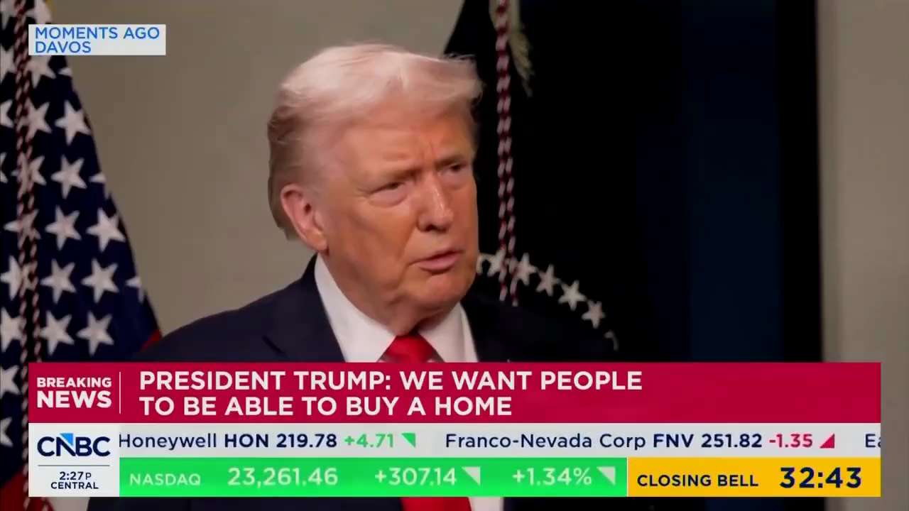 President Trump on limiting big institutional investors from buying up single-family homes:

"They w...