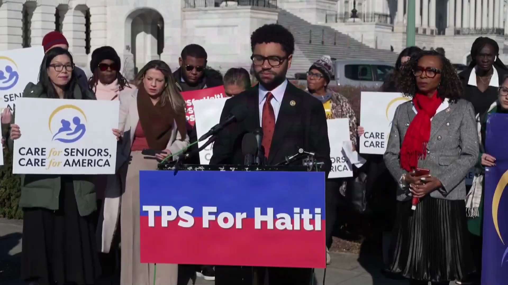 Maxwell Frost: 

“You are an American regardless of what your legal status is.”

https://citizenfree...