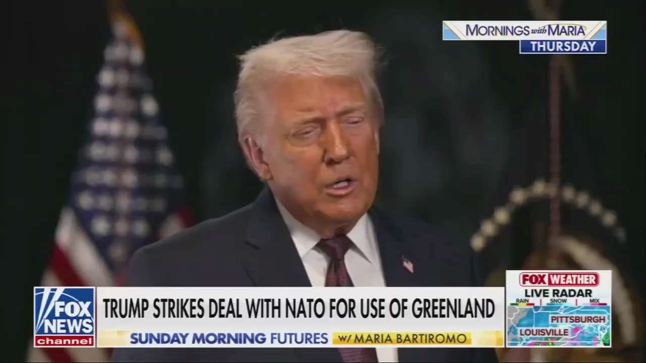 Maria Bartiromo: What are you willing the pay for Greenland?

President Trump: Well, I'm not going t...