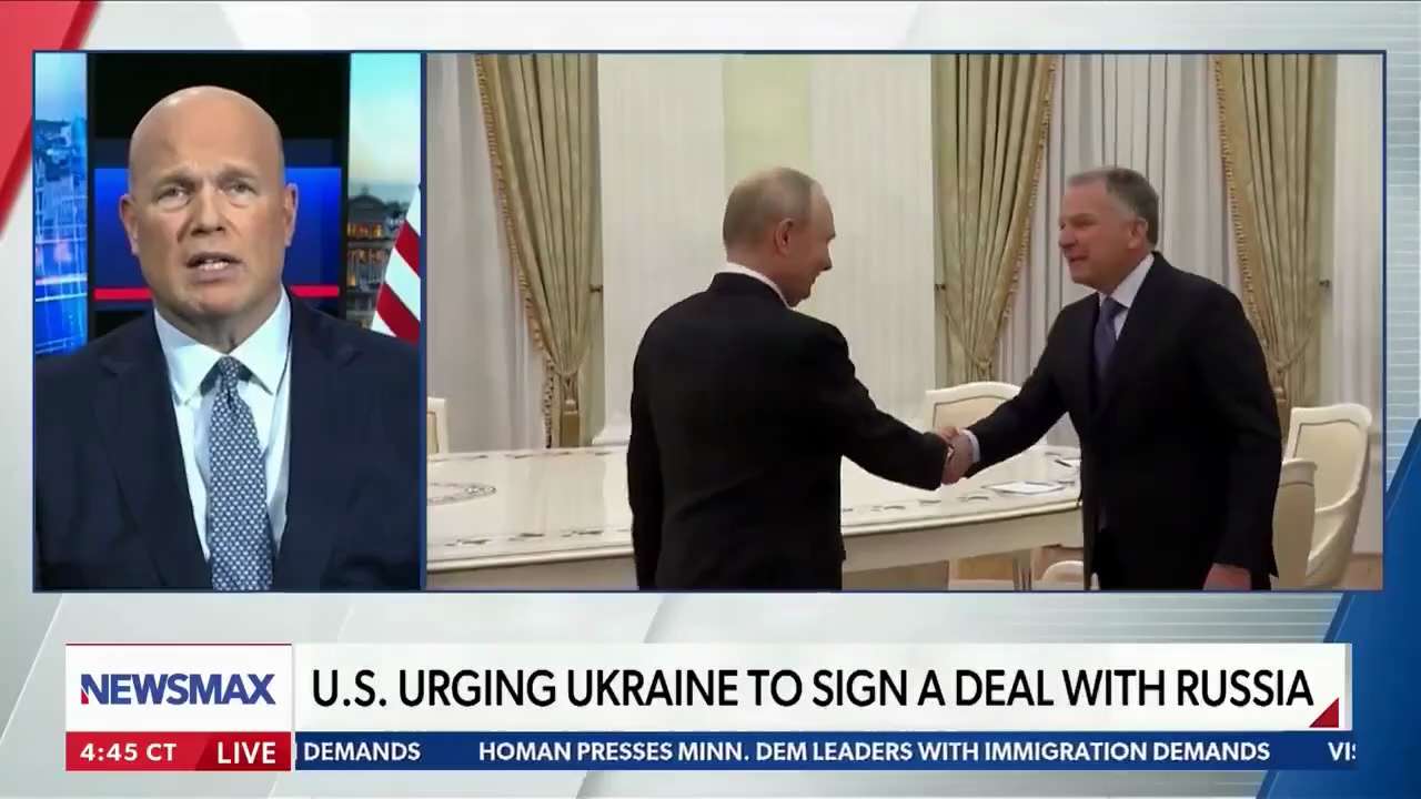 U.S. Ambassador to NATO Matthew Whitaker: President Trump is the only leader capable of bringing Rus...