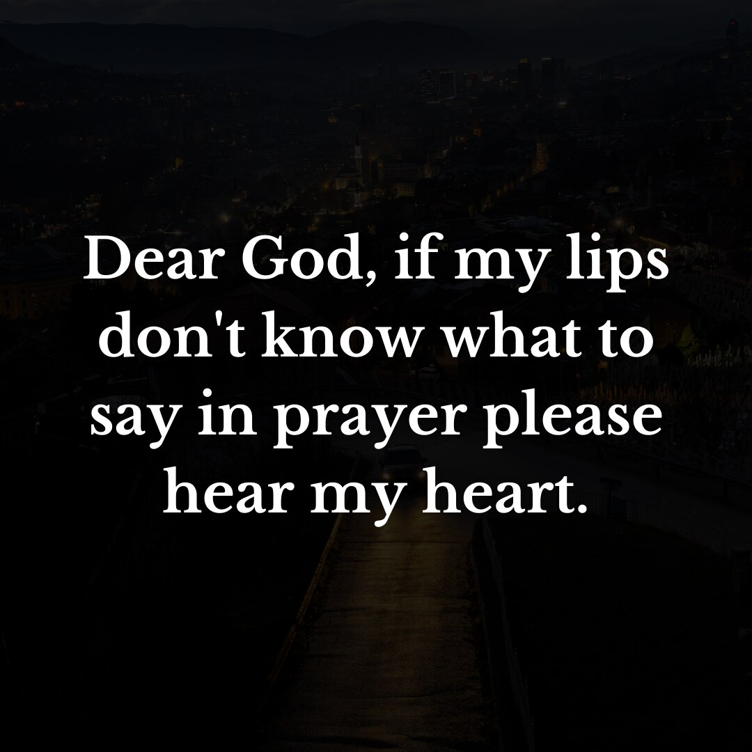 Hear my heart, Lord ❤️