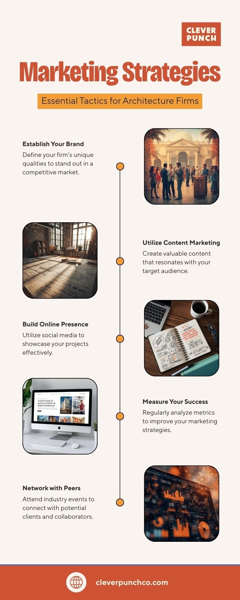 Marketing Strategies for Architecture Firms

Clever Punch provides branding and marketing services s...