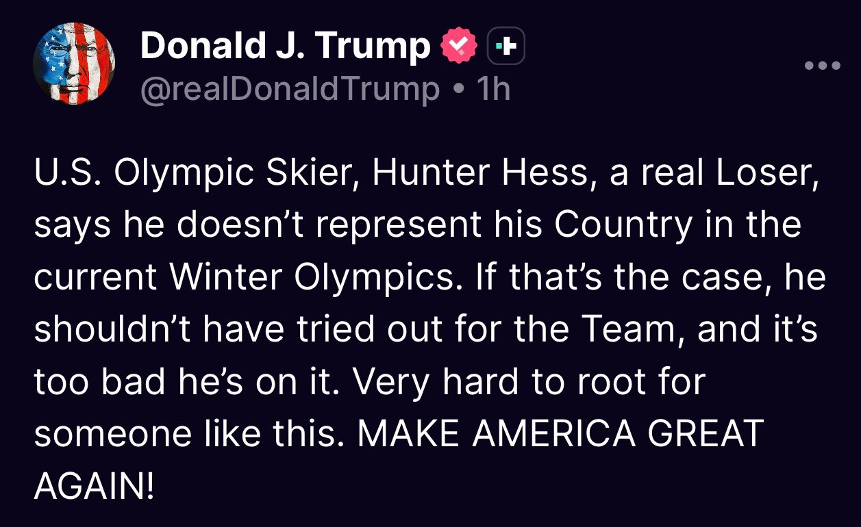 And now a few words from our President Trump: 

