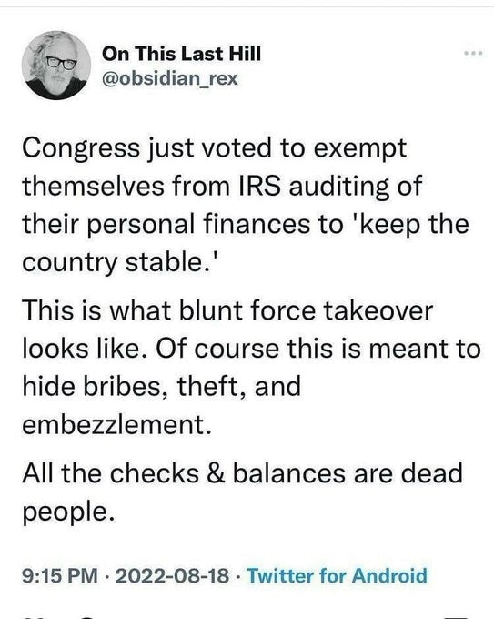 I identify as Congress 

