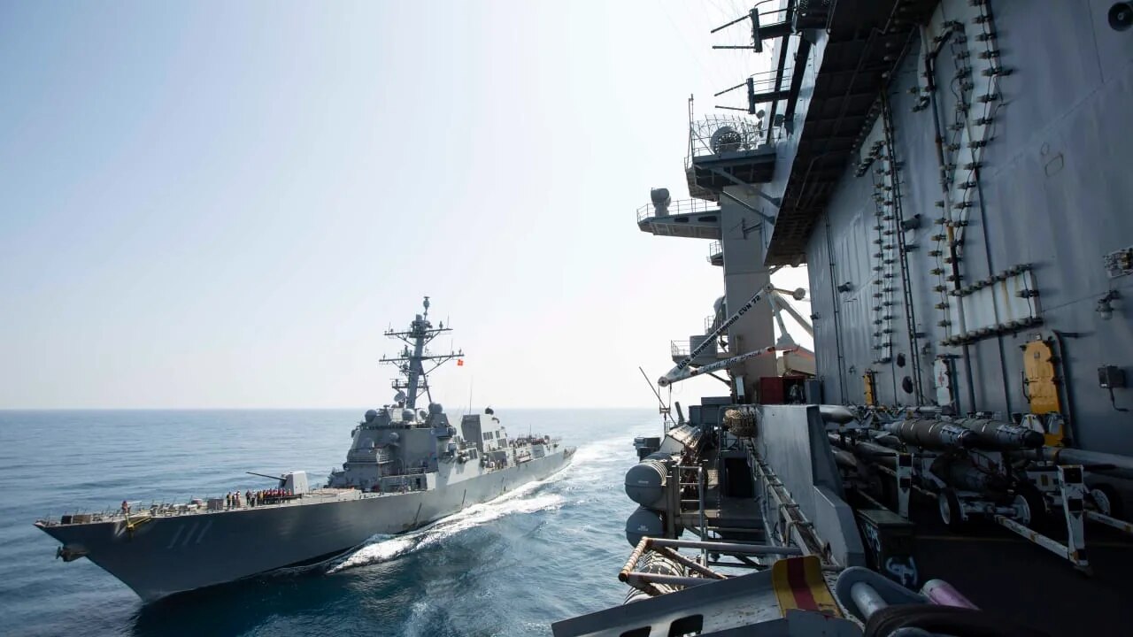 JUST IN - Pentagon orders second aircraft carrier strike group to prepare to deploy to the Middle Ea...