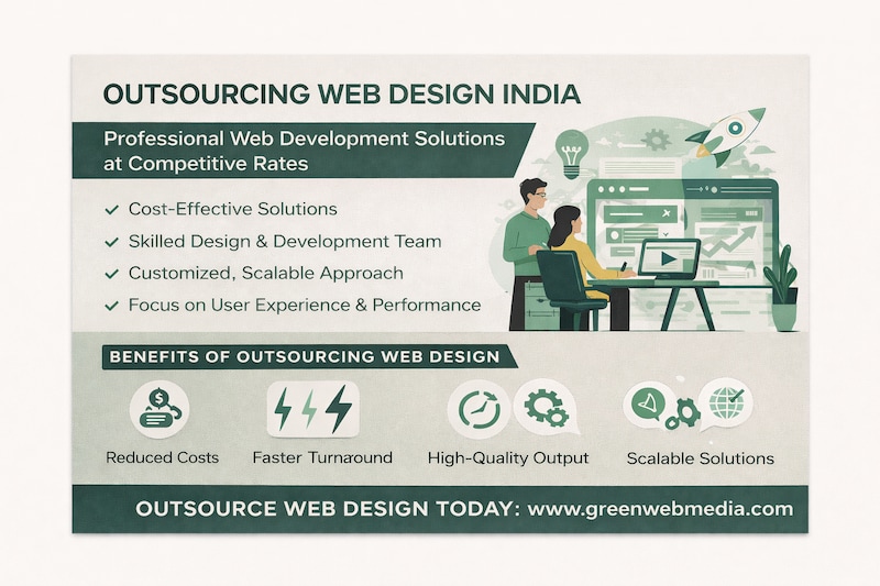 Outsourcing Web Design India – Affordable & Scalable Solutions
Outsource web design to India for cos...