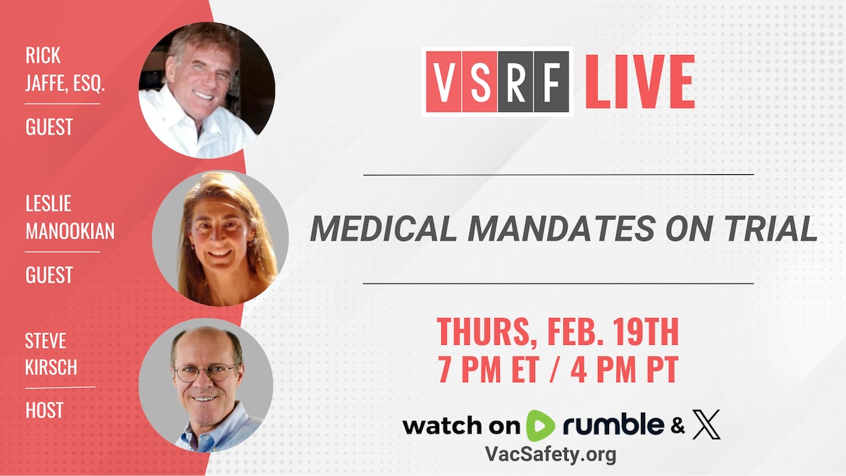 🔥 TONIGHT on VSRF Live

⚖️Supreme Court signals.
📜State-by-state medical freedom bills.
🏛️An emer...