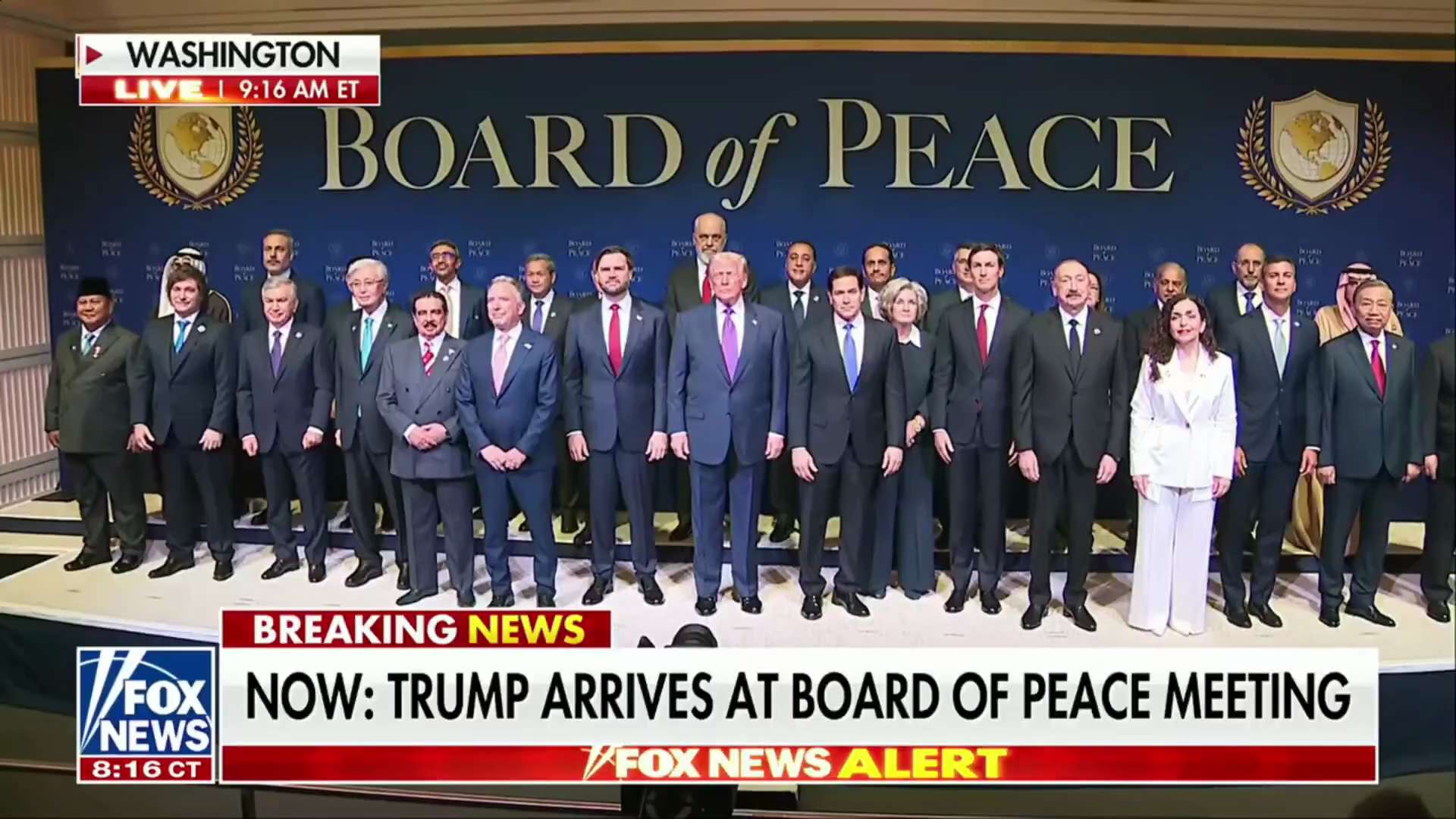 BREAKING - President Trump, Vice President Vance and Secretary Rubio just took a HUGE group photo at...