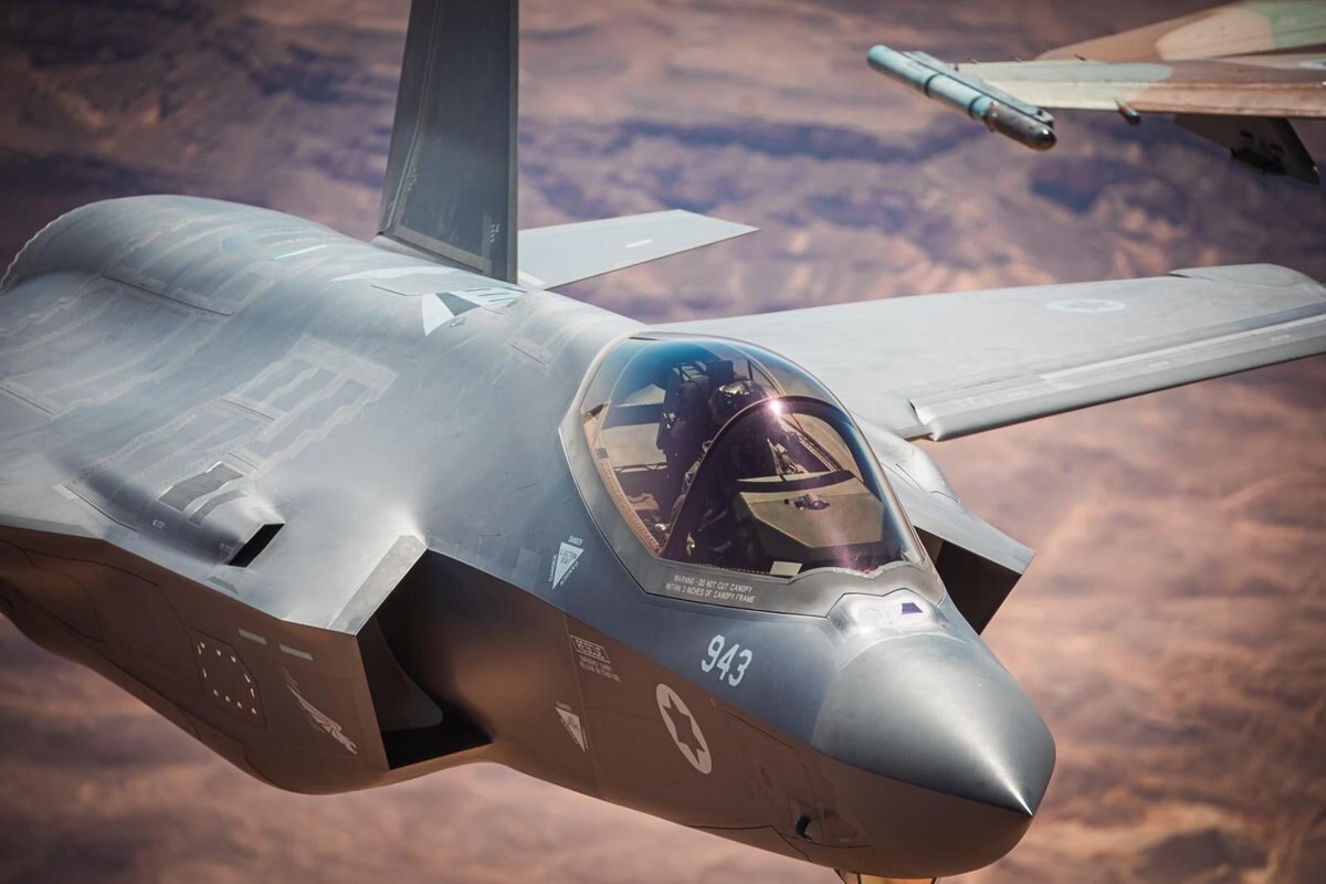 BREAKING - Israel Air Force confirms: An Israeli Air Force F-35I fighter jet shot down an Iranian Ya...