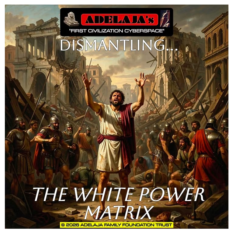#ADELAJAs - "THE EMPEROR" -  
"DISMANTLING THE WHITE POWER MATRIX

NARRATOR  - SCENE-  
  
The Plane...