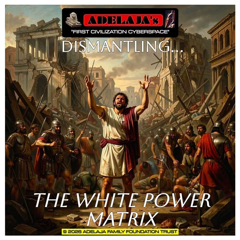 #ADELAJAs - "THE EMPEROR" -  
"DISMANTLING THE WHITE POWER MATRIX

NARRATOR  - SCENE-  
  
The Plane...