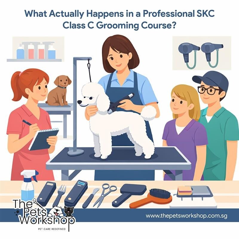 What Actually Happens in a Professional SKC Class C Grooming Course?-The Pets Workshop

A profession...