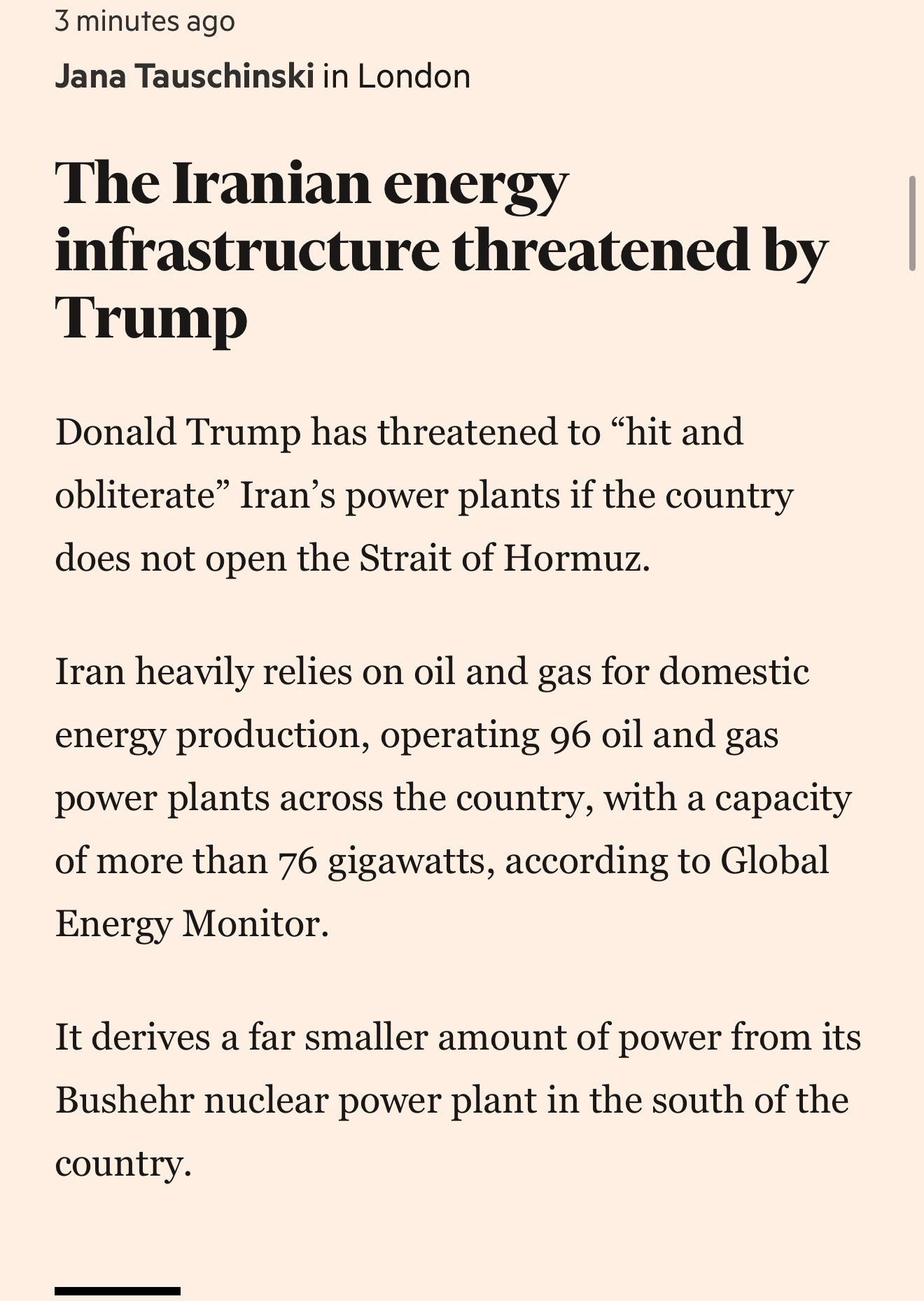 President Trump Targets Energy

Financial Times Update