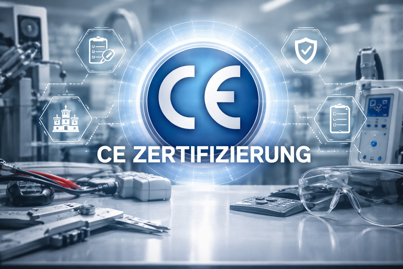 Die CE-Zertifizierung kennzeichnet Produkte, die den europäischen Sicherheits-, Gesundheits- und Umw...