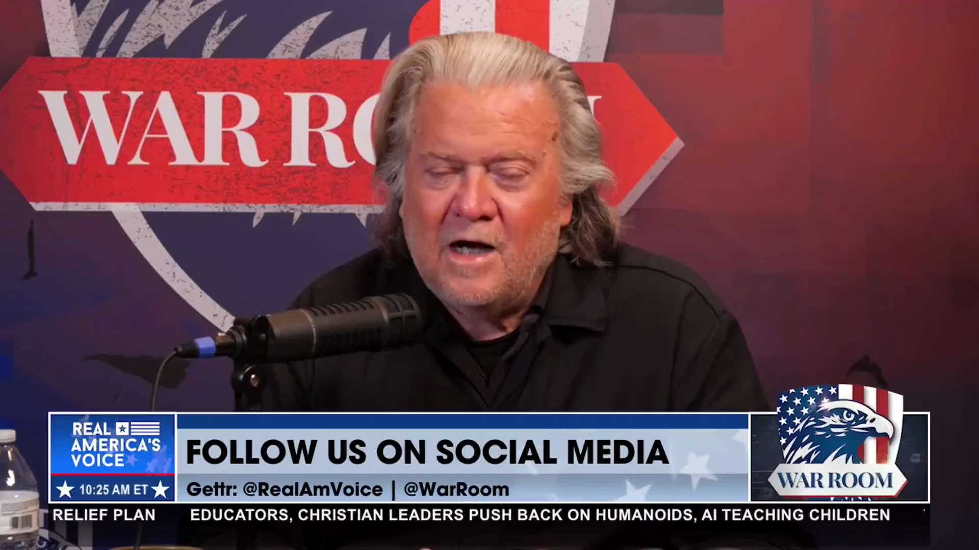 STEVE BANNON: “We now have reports that inside the administration, they're very angry at Netanyahu a...