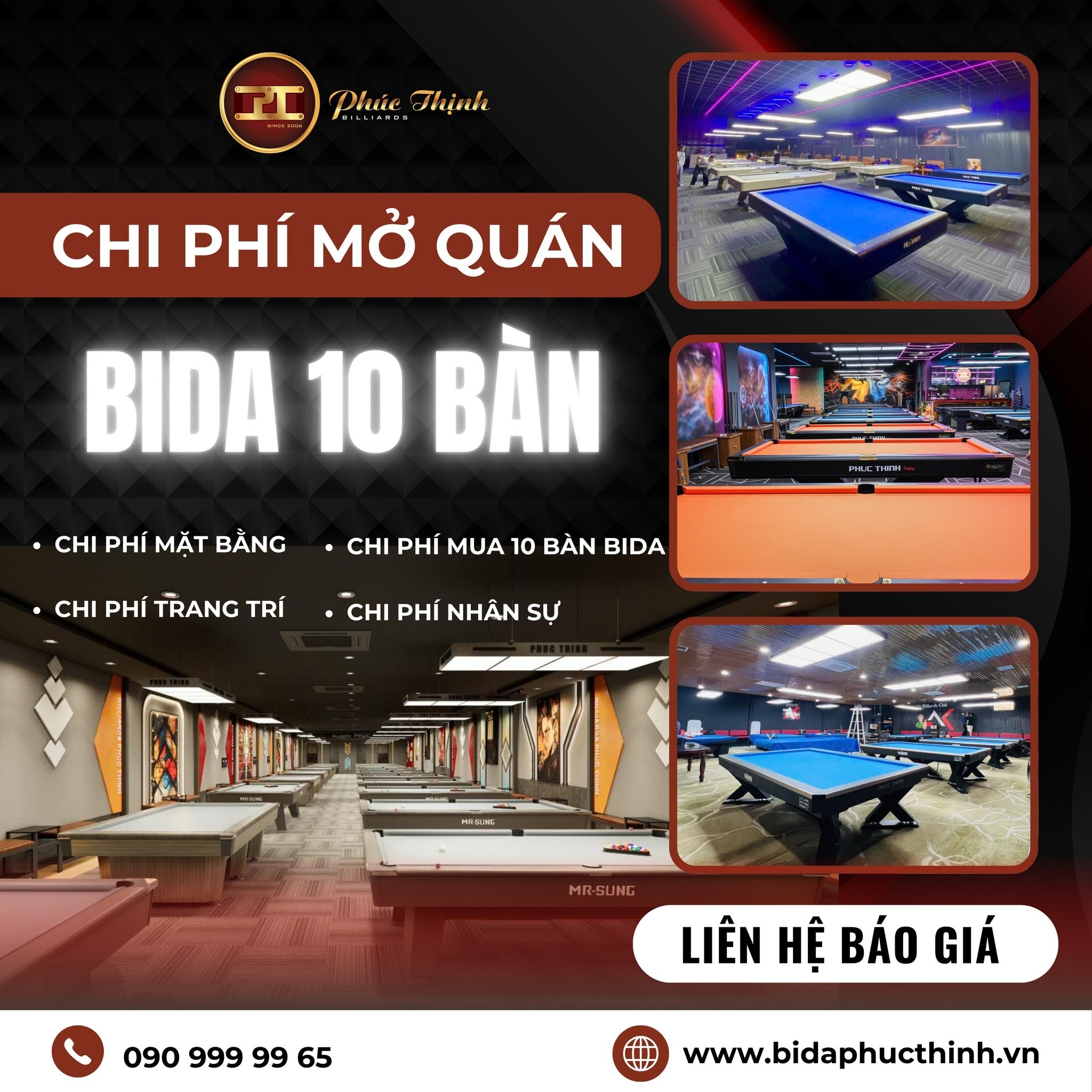 Chi phí mở quán Bida 10 bàn chi tiết (2026)

Nhiều người khi mới kinh doanh mở câu lạc bộ Bida thườn...