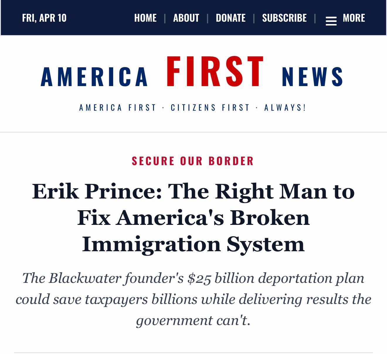 Strip away the hysteria from the legacy media — the breathless headlines about "private armies" and ...