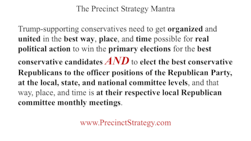 Precinct Strategy The Only Voters That Matter. Dan Schultz April 13 2026 6 pm EDST (46:59). Thank U.