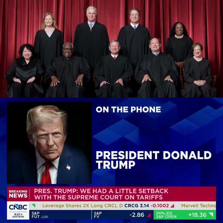 Eric Daugherty:
🚨 JUST IN: President Trump BLOWS UP on the Supreme Court after they forced him to R...