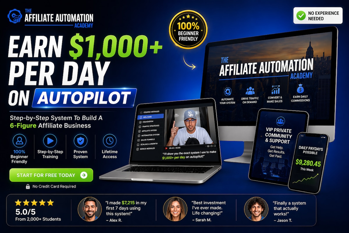 Affiliate Automation Academy Reviews: Hidden Truth Nobody Talks About Yet

There’s a common belief t...