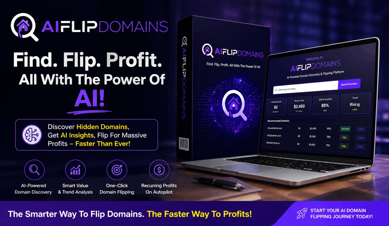 AIFlipDomains Review: A Smarter Way to Flip Domains or Not


“Another AI-based side hustle claiming ...