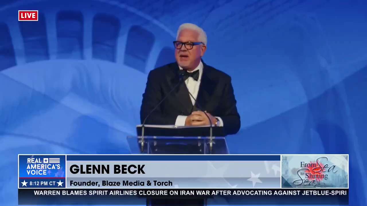 “THIS ISN’T JUST A BUILDING… IT’S AN IDEA.” 
Glenn Beck: From the fog of New York Harbor to Ellis Is...