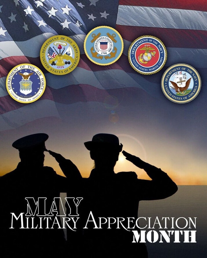 May Is Military Appreciation Month 🇺🇸🫡