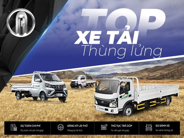 Xe Tải Thùng Mui Bạt Kín – Linh Hoạt Cho Mọi Nhu Cầu
Dòng xe tải thùng mui bạt kín được thiết kế nhằ...