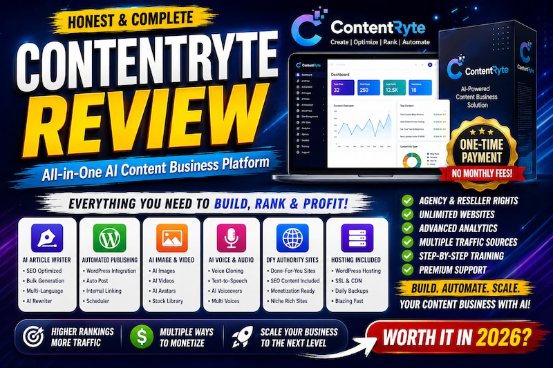 ContentRyte Review: Hidden AI SEO Weapon or Overpriced Hype? 


What if the biggest reason your blog...