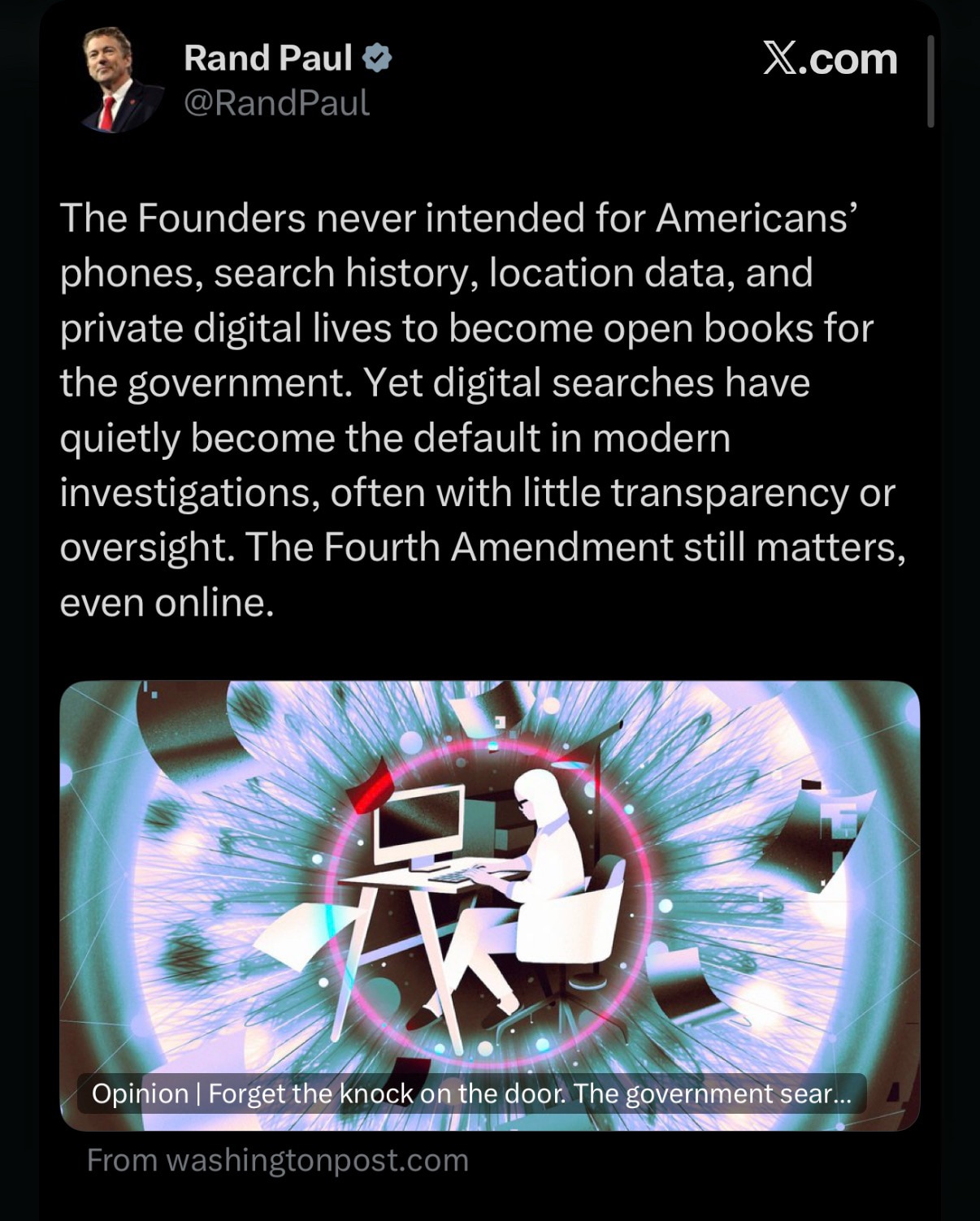 🚨Our government has found a work-around for the 4th Amendment.

Everything you do online is tracked...