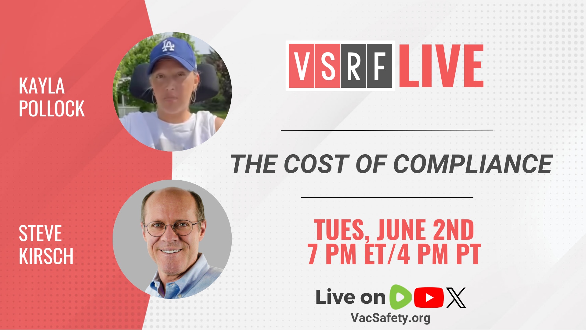 🚨 TONIGHT ON VSRF LIVE

One shot. One moment. One life forever changed.

Kayla Pollock was a health...