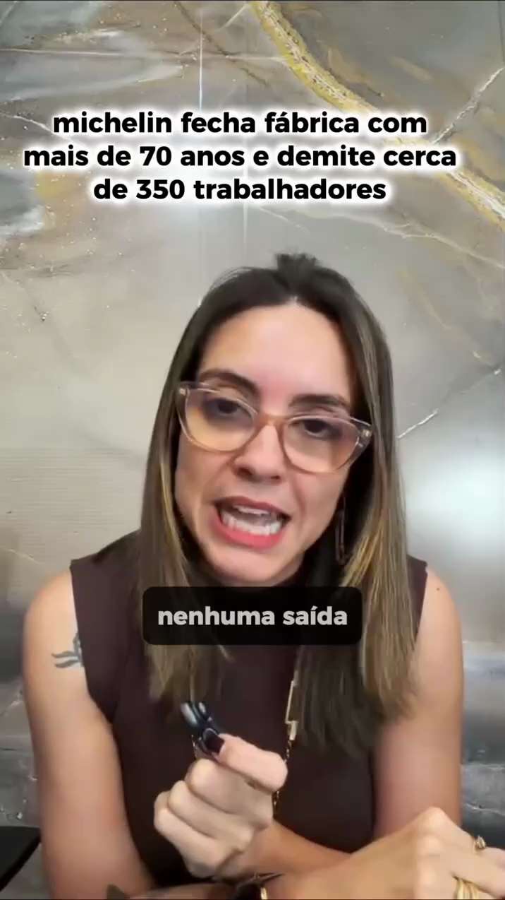 MAIS UMA, AGORA É A MICHELIN PNEUS!!!
A incompetência governamental faz o trabalhador mais humilde s...