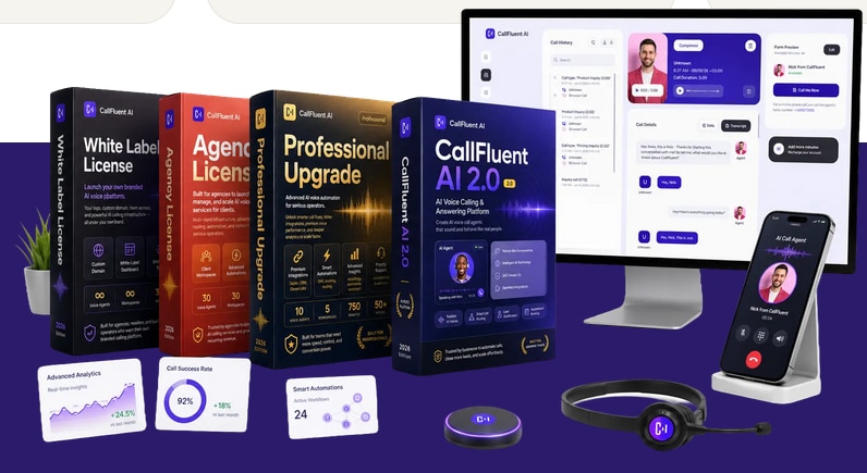 CallFluent AI 2.0 Review: AI Voice Automation for Businesses

Imagine if every missed call could bec...