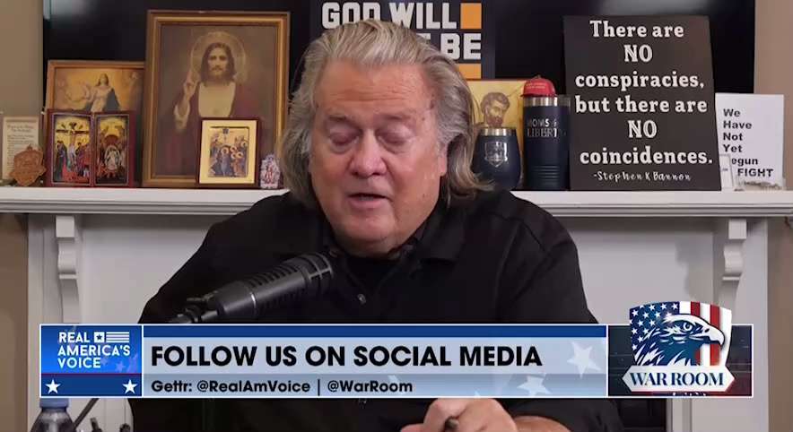 BANNON on his 2-year Danbury Prison anniversary:

For 4 months, the host was gone and you made this ...
