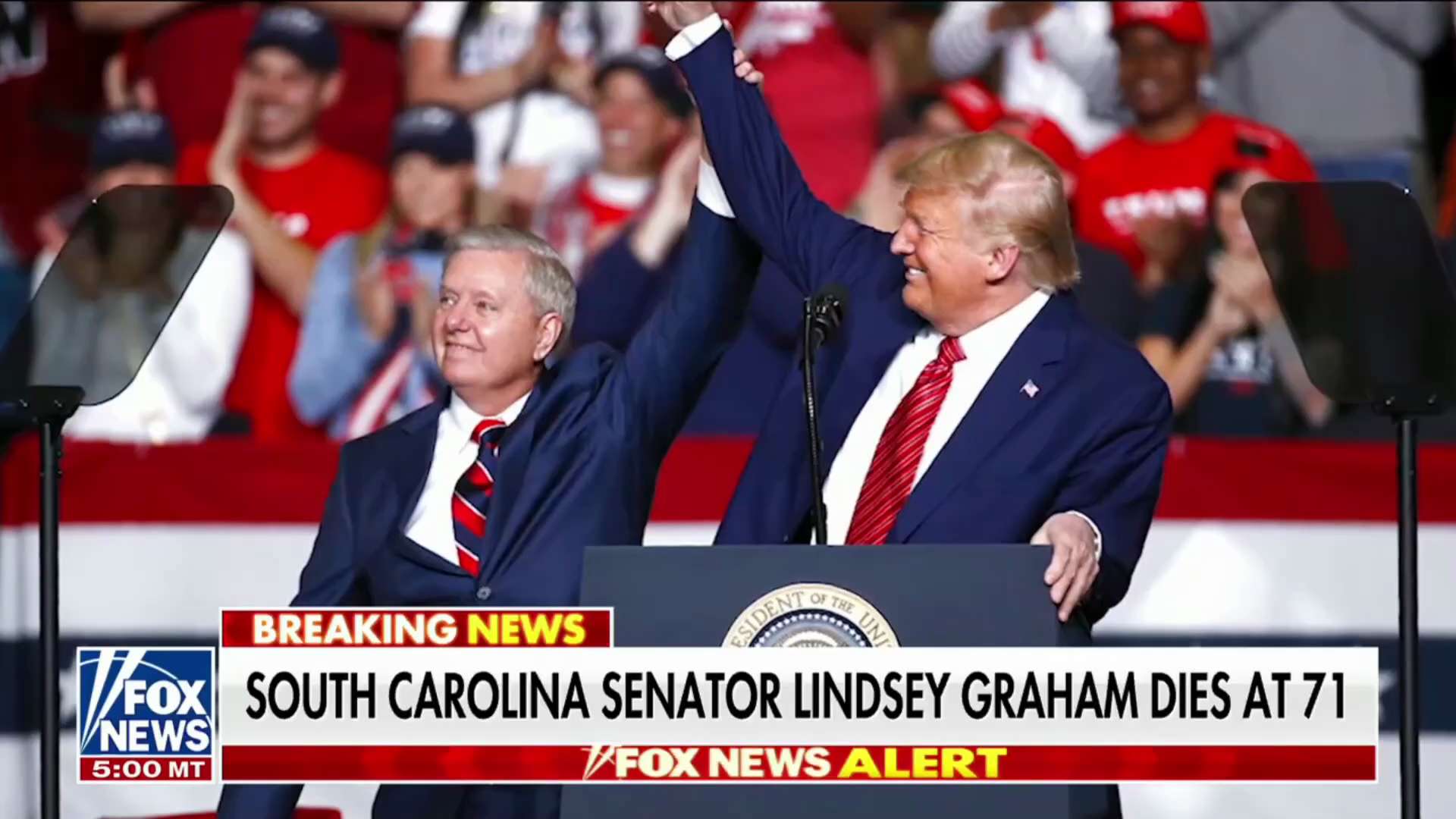 BREAKING - Sen. Lindsey Graham died at 71 following a sudden "cardiac arrest" call at his home, and ...
