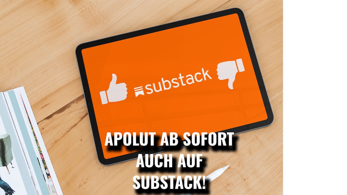 Apolut ist ab sofort auch auf Substack!

Jetzt Substack-Kanal abonnieren und teilen Sie gerne unsere...