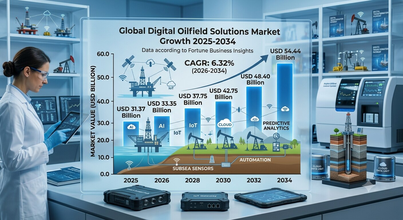 Digital Oilfield Solutions Market Size, Share, Growth, and Forecast 2026–2034

According to Fortune ...