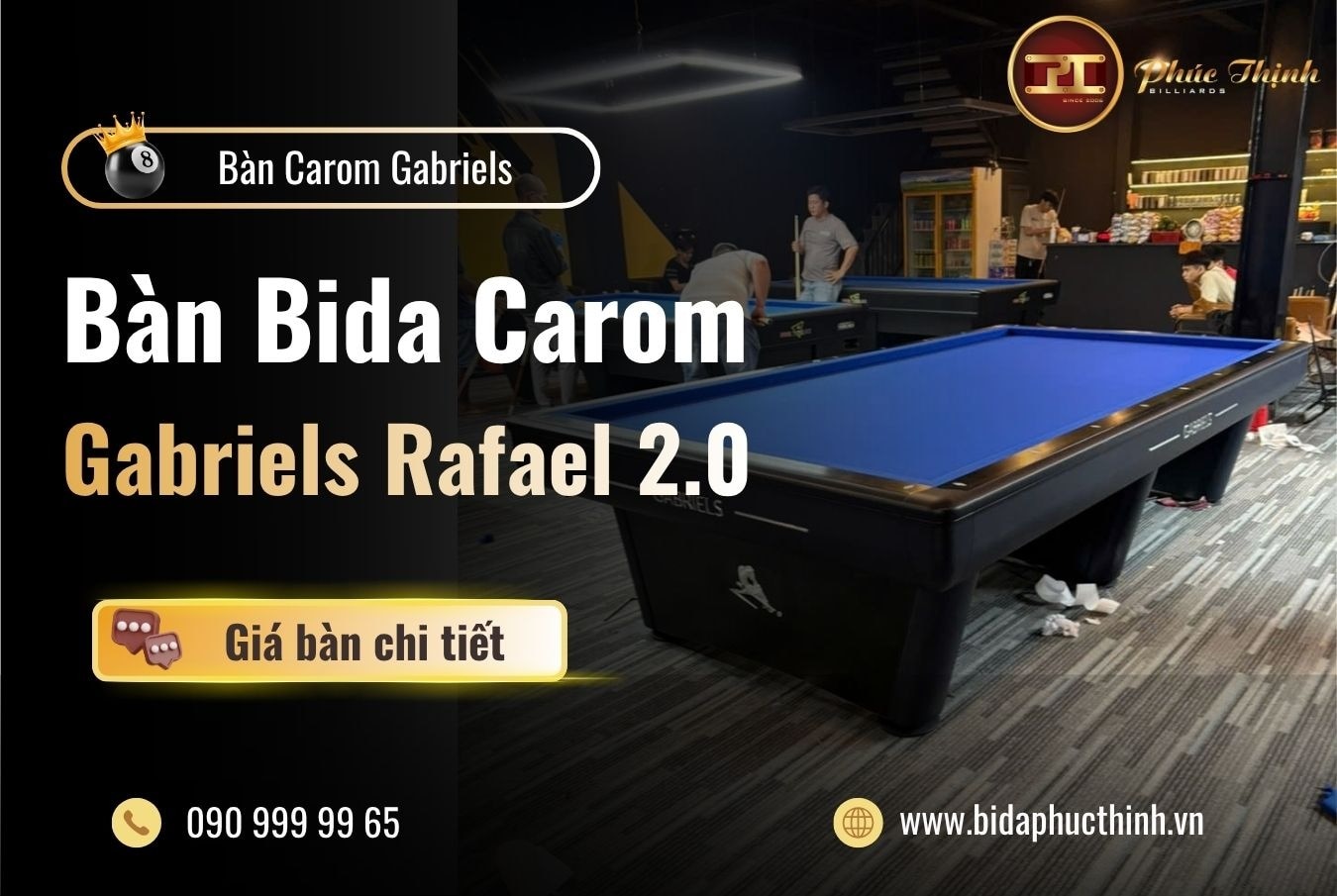 Bàn Bida Carom Gabriels Rafael 2.0 - Giá bán, đặc điểm chi tiết

Trên thị trường hiện nay, trong các...