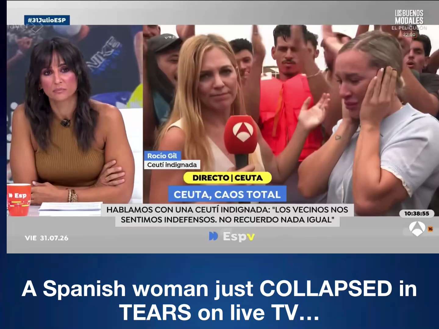 🚨 BREAKING: A Spanish woman just COLLAPSED in TEARS on live TV…
Surrounded by the very people her g...