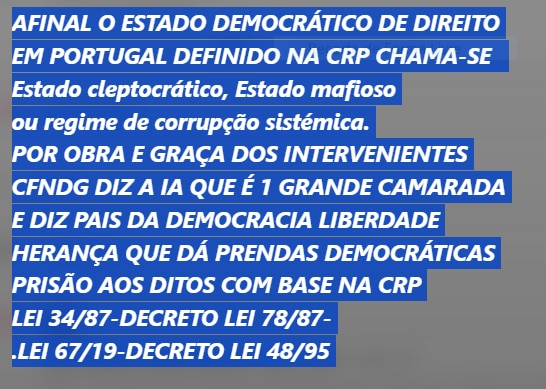 carlossilva17-PORTUGAL 8X cancelado CENSURA N1 EDD on GETTR: https://pir-partidoindependentereferendo.locals.co...