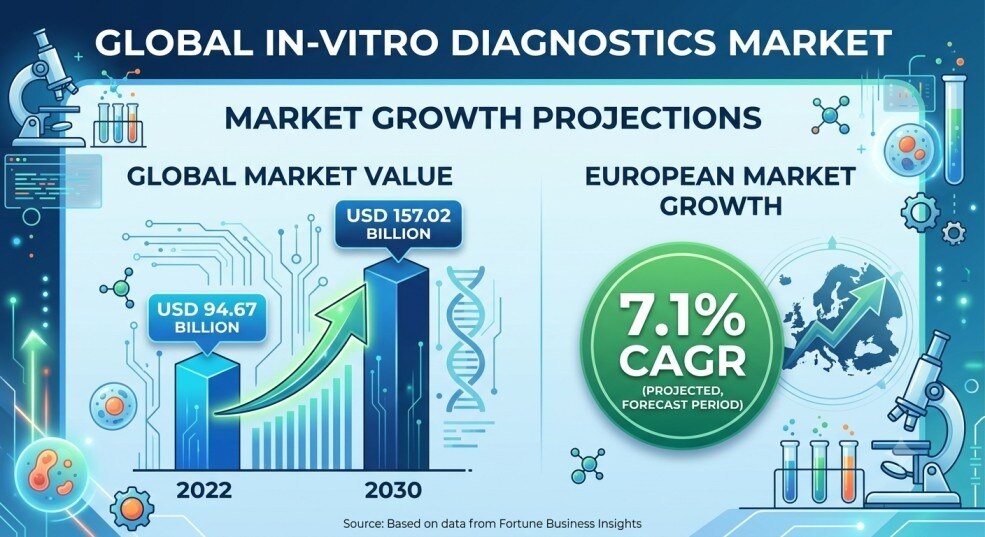 Europe In-Vitro Diagnostics Market: Key Trends and Forecast 2026–2034

The Europe In-Vitro Diagnosti...