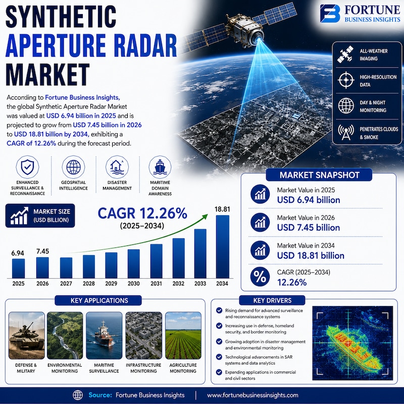 Synthetic Aperture Radar Market Rising Applications in Agriculture, Mapping, and Disaster Management...