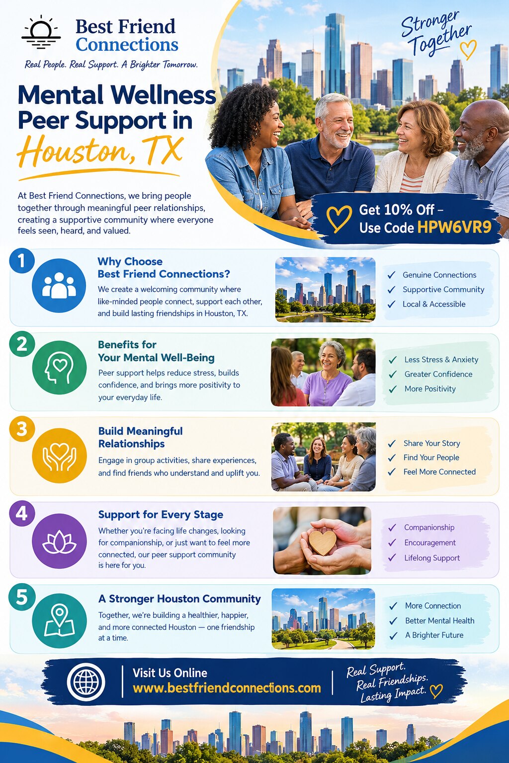 Long commutes and long workdays leave little room for real friendships in Houston. That's why Mental...