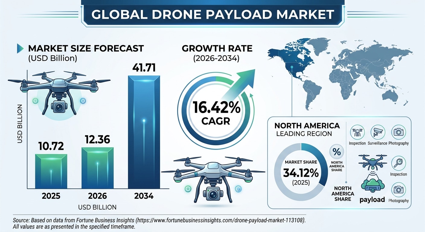 Drone Payload Market: Market Size, Growth Trends and Future Outlook 2026–2034
The global Drone Paylo...