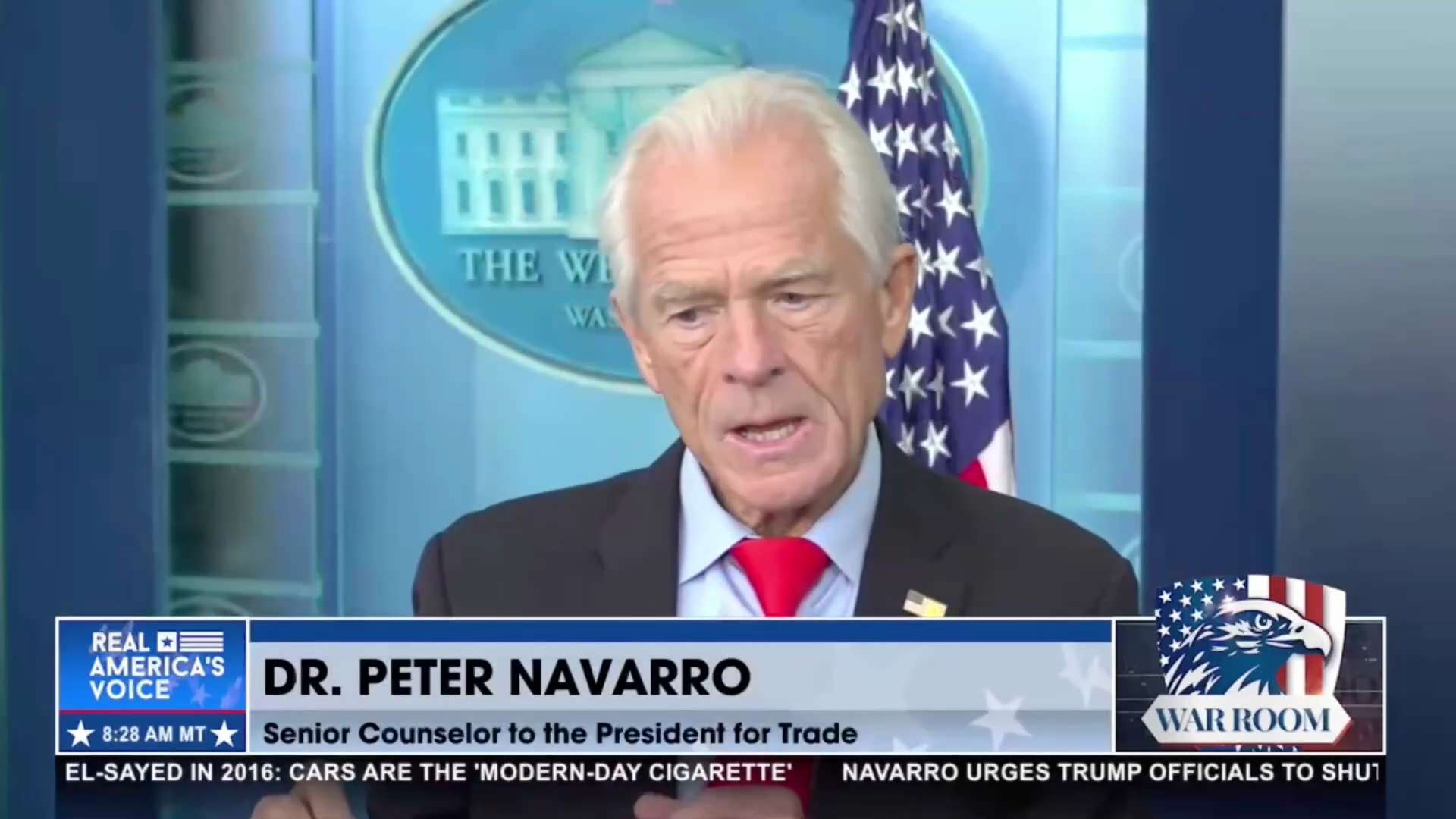 DR. PETER NAVARRO: "FOX has revealed itself to be essentially undermining the Trump administration."...