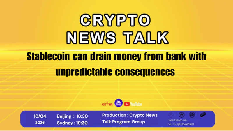 Crypto news talk Ep. 215: Stablecoin can drain money from bank with unpredictable consequences