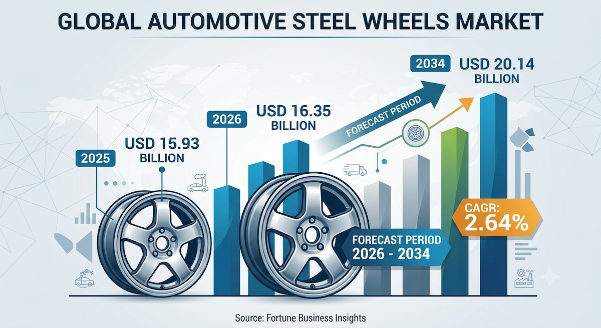 Automotive Steel Wheels Market  Size & Forecast 2026–2034

According to Fortune Business Insights, t...